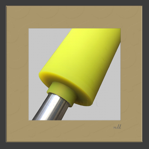 Bọc PU trục đế dao ngành thực phẩm